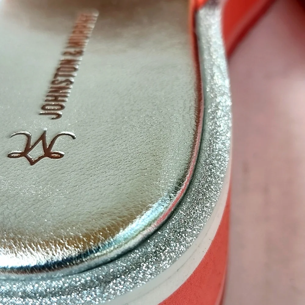 NWOT JOHNSTON & MURPHY GRACE SUEDE PLATFORM SLIDE SANDALS - Picture 4 of 10